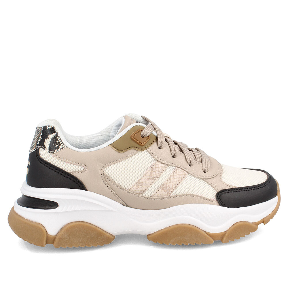 Zapatilla Mujer North Star Canna Beige - Negro image number 4.0